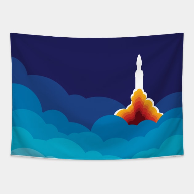 Rocket Tapestry by McNutt
