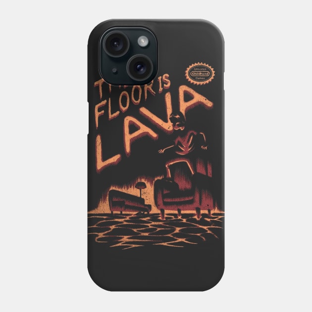 The Floor is Lava Phone Case by SandiagoMonte