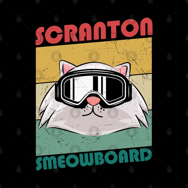 Scranton snowboarding retro by SerenityByAlex