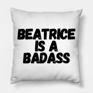 Beatrice is a Badass - warrior nun - ava silva and sister Beatrice, avatrice, netflix Pillow