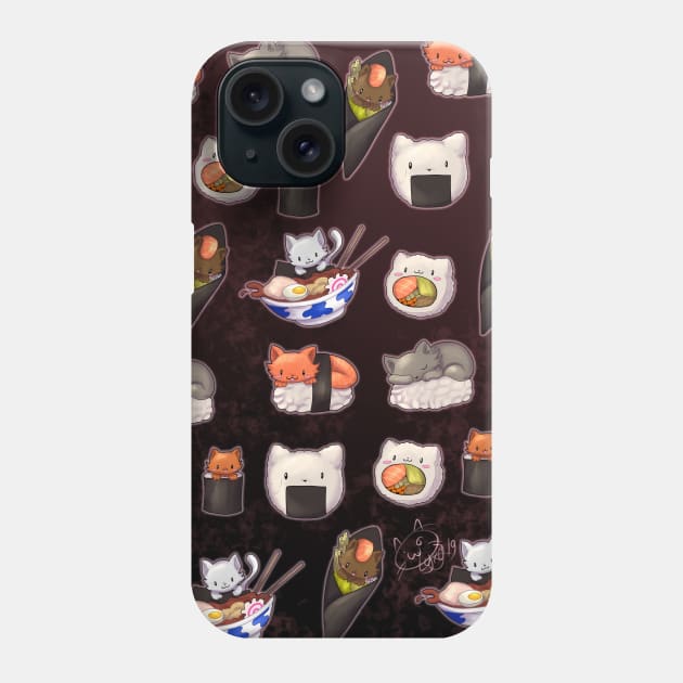 Sushi cats Phone Case by Lyxy