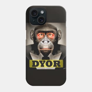 Funny Monkey Tuxedo Graduation Ape Phone Case