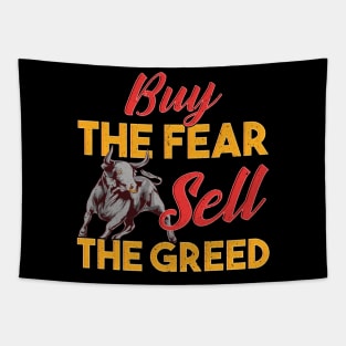 Buy The Fear, Sell The Greed Trading & Investing Tapestry