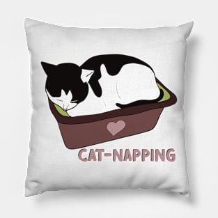 Cat-Napping Chronicles Pillow