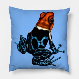 Red-headed poison dart frog Pillow