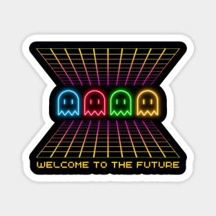 Welcome to the future of gaming, 8 bit pixel legends Magnet