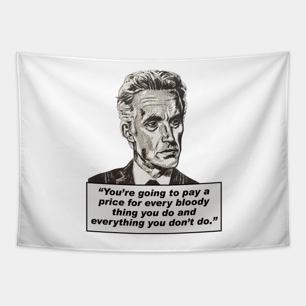 Jordan Peterson Quote #1 Tapestry by MasterpieceArt