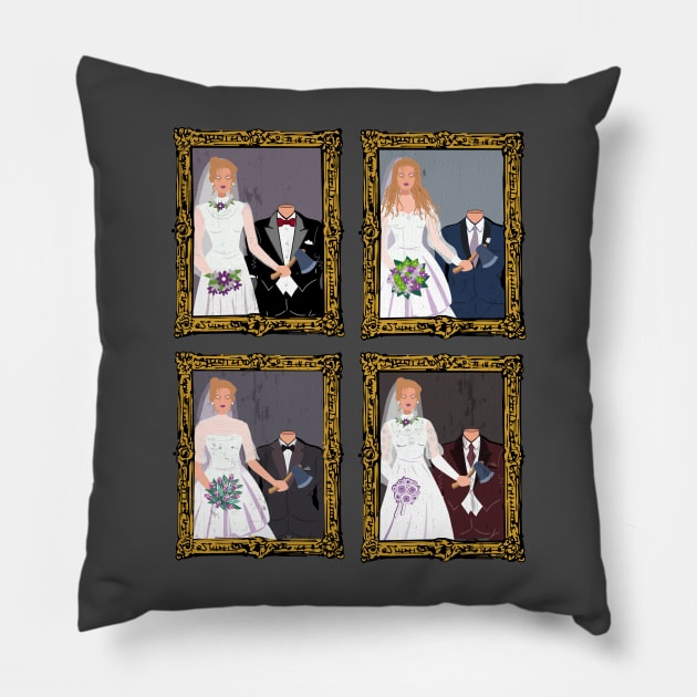 Haunted Mansion Bride Shirt Pillow by Britt