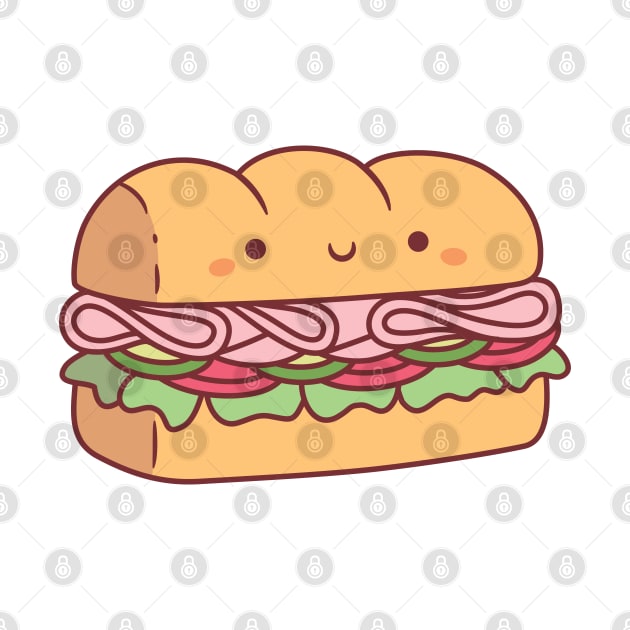 Cute Submarine Sandwich Bread by rustydoodle