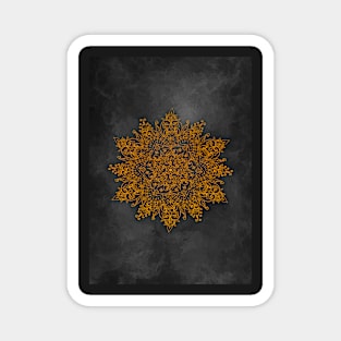 Golden Mandala Magnet