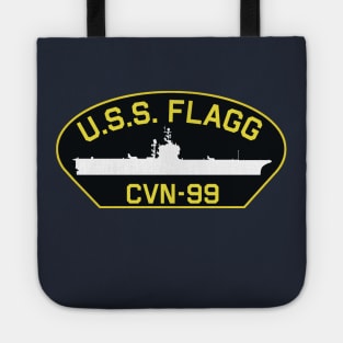 USS Flagg Patch Tote