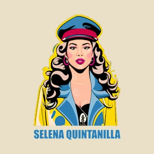 Selena Quintanilla - Ilustration Retro Style T-Shirt