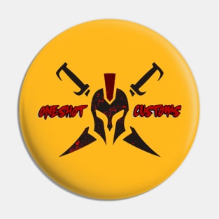 One Shot Customs Gladiator Pin