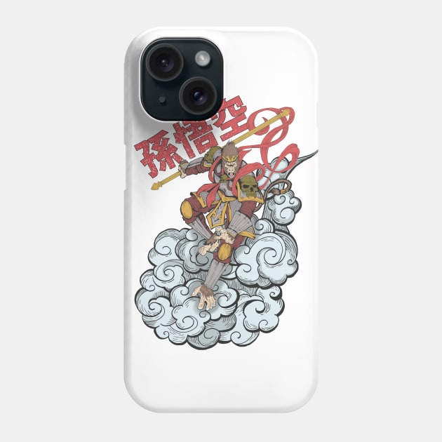 Handsome Monkey King Phone Case by Mr Bushido