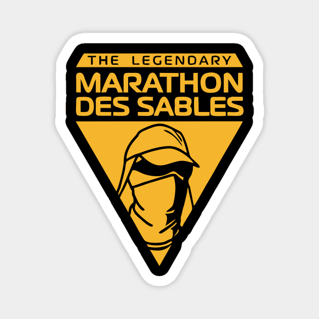 Marathon Des Sables Magnet by Radian's Art