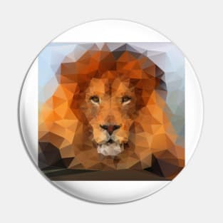 Majestic Lion Pin