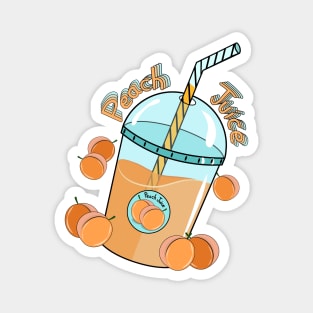 Peach Juice Magnet