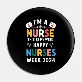 International Nurses Day HapNurses Week 2024 Pin