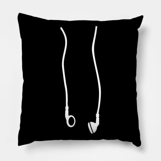 Headphones Pillow by Designzz