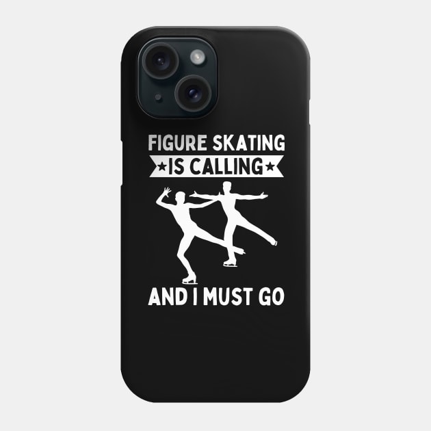 Figure Skating Funny Phone Case by footballomatic