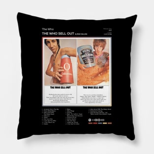 The Who - The Who Sell Out (Super Deluxe) Tracklist Album Pillow