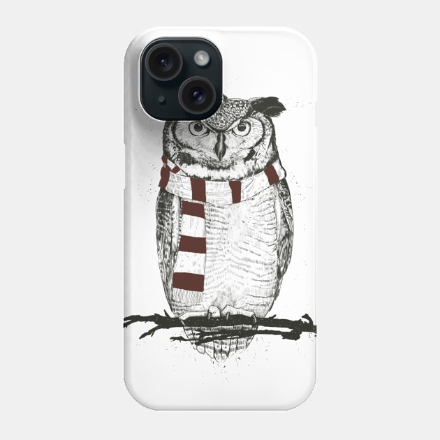 Winter owl II Phone Case by soltib