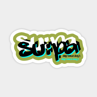 supa graf logo Magnet