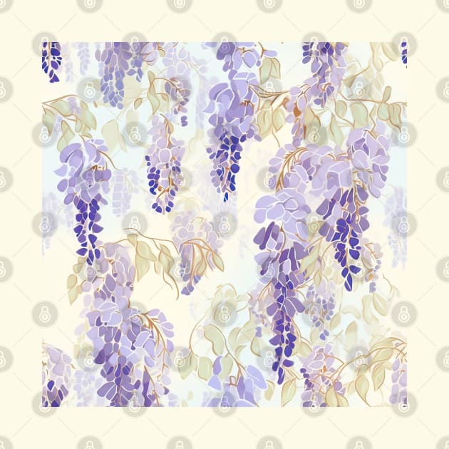 Pastel wisteria pattern by etherElric