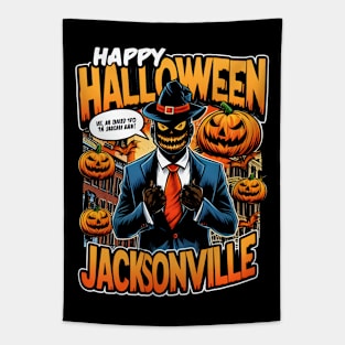 Jacksonville Halloween Tapestry