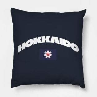 Hokkaido, Japan City Flag Pillow