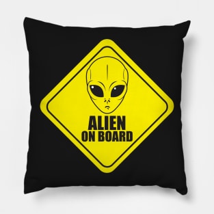 Alien On Board Pillow