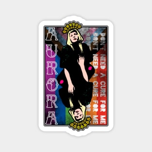 Aurora Aksnes 🖤🤎❤️🧡💛💚💙💜 Magnet