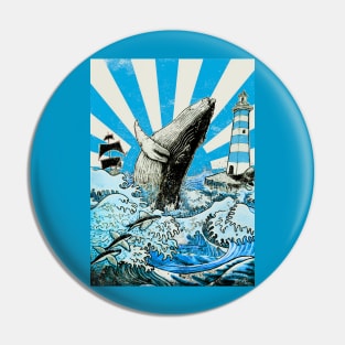 BLUE WHALE Pin