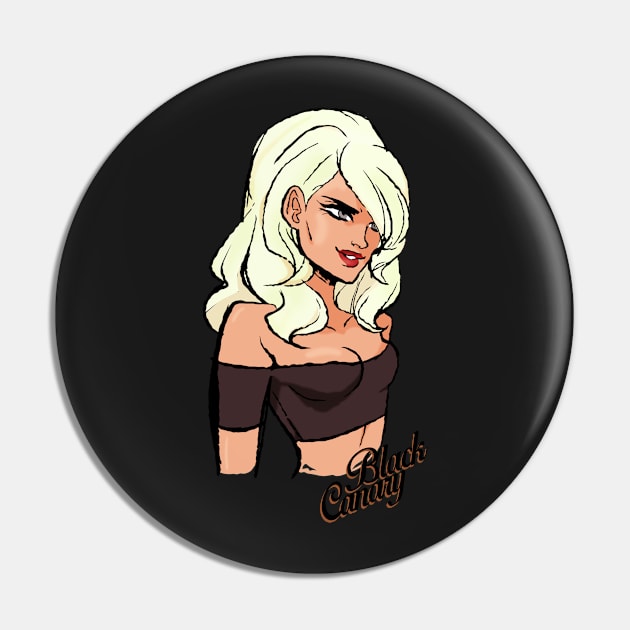 Black Canary Pin by JamesCMarshall