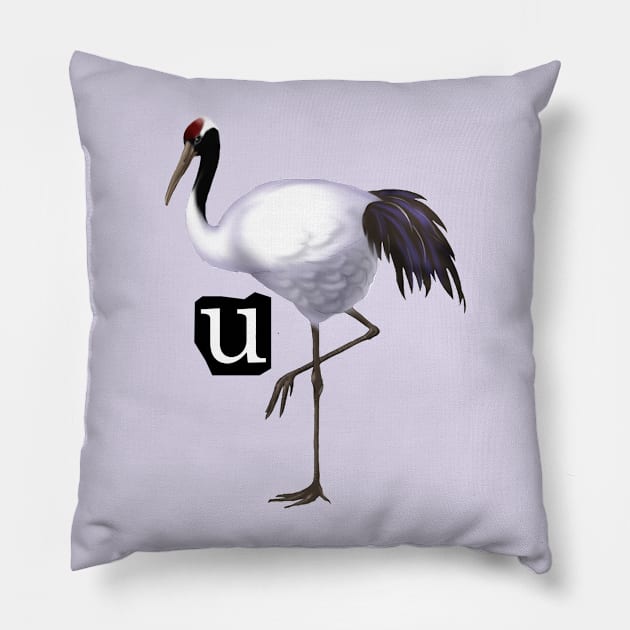 U-Crane Ukraine Pillow by skittlemypony