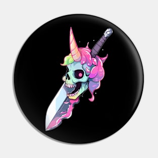 Rave Zombie Unicorn EDM Festival DJ Pin