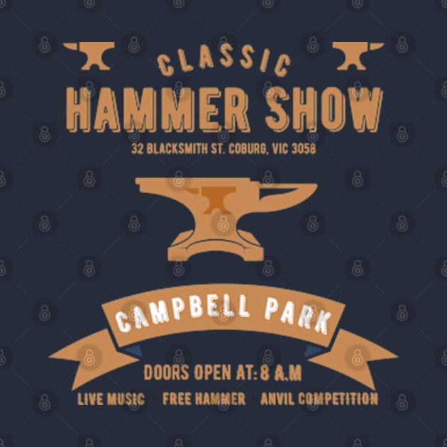 Anvil Hammer Car Park Show by bert englefield 