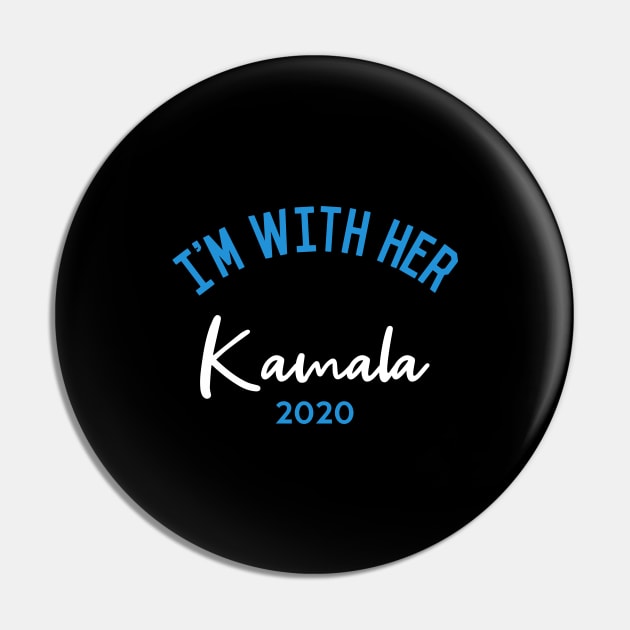 I'm With Her Kamala Harris 2020 Pin by Flippin' Sweet Gear