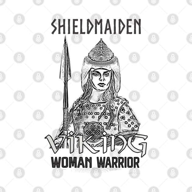 Shieldmaiden: Viking Woman Warrior - Vikings by KrasiStaleva