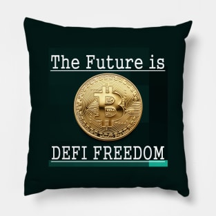 Bitcoin Gold Cryptocurrency Digital Assets Pillow