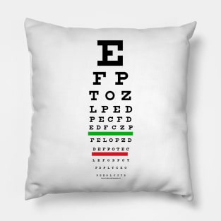 Eye Can Read It All Pillow