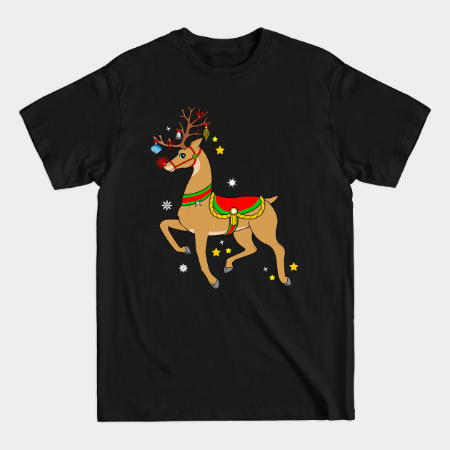 Disover Decorated Rudolph the Red Nosed Reindeer - Rudolph The Red Nosed Reindeer - T-Shirt