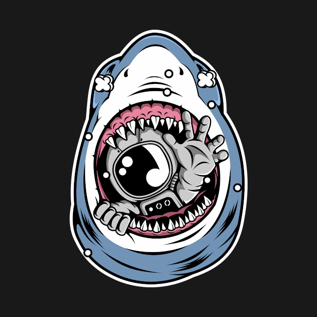 Astronaut Shark by ArtisticParadigms