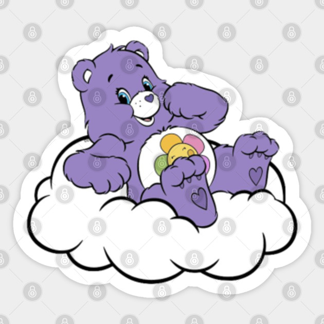 purple care bear