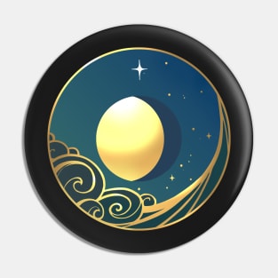 Golden Moons : Gibbous Pin