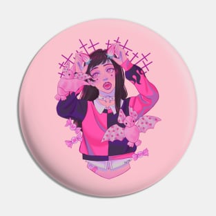 Vampire Pink Pin