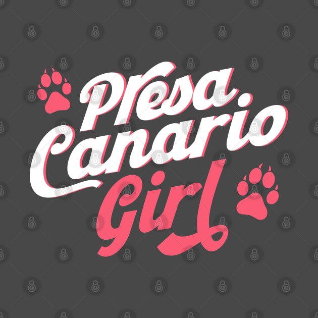 Presa Canario Girl Dog Lover Presa Canario by Toeffishirts