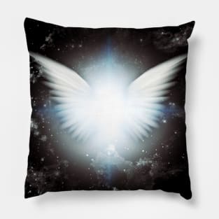 Shining angel wings Pillow
