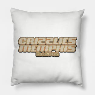 Memphis Grizzlies / Old Style Vintage Pillow