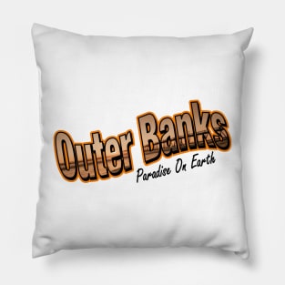 Outer Banks Travel Postcard Pillow